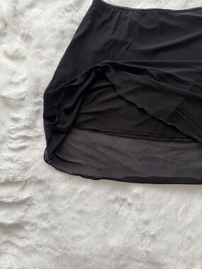 John Galt Black Ciara Mini Skirt